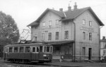 Historick fotografie z dob tramvajovho provozu.