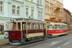 Setkn generac historickch tramvaj v Palackho ul. pi pleitosti Dn vdy a techniky17.9.2011