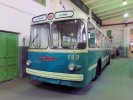 V muzeu jsou i trolejbusy, zde ZiU-5.