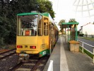 Tramvaj Tatra KTNF6 na konen v Rdersdorfu (21. 7. 2016)