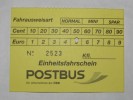 Mtn pplatek pro linkov autobus v trase Hochgurgl - Timmelsjoch