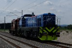 740.516 + "104" pro Fennia Rail, r nad Szavou - Ostrov nad Oslavou, 6. 6. 2017