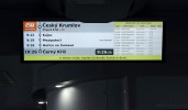 v ncestnch stanicch ukazuje odjezdy vlak - mmch i Ex 532 eskch drah
