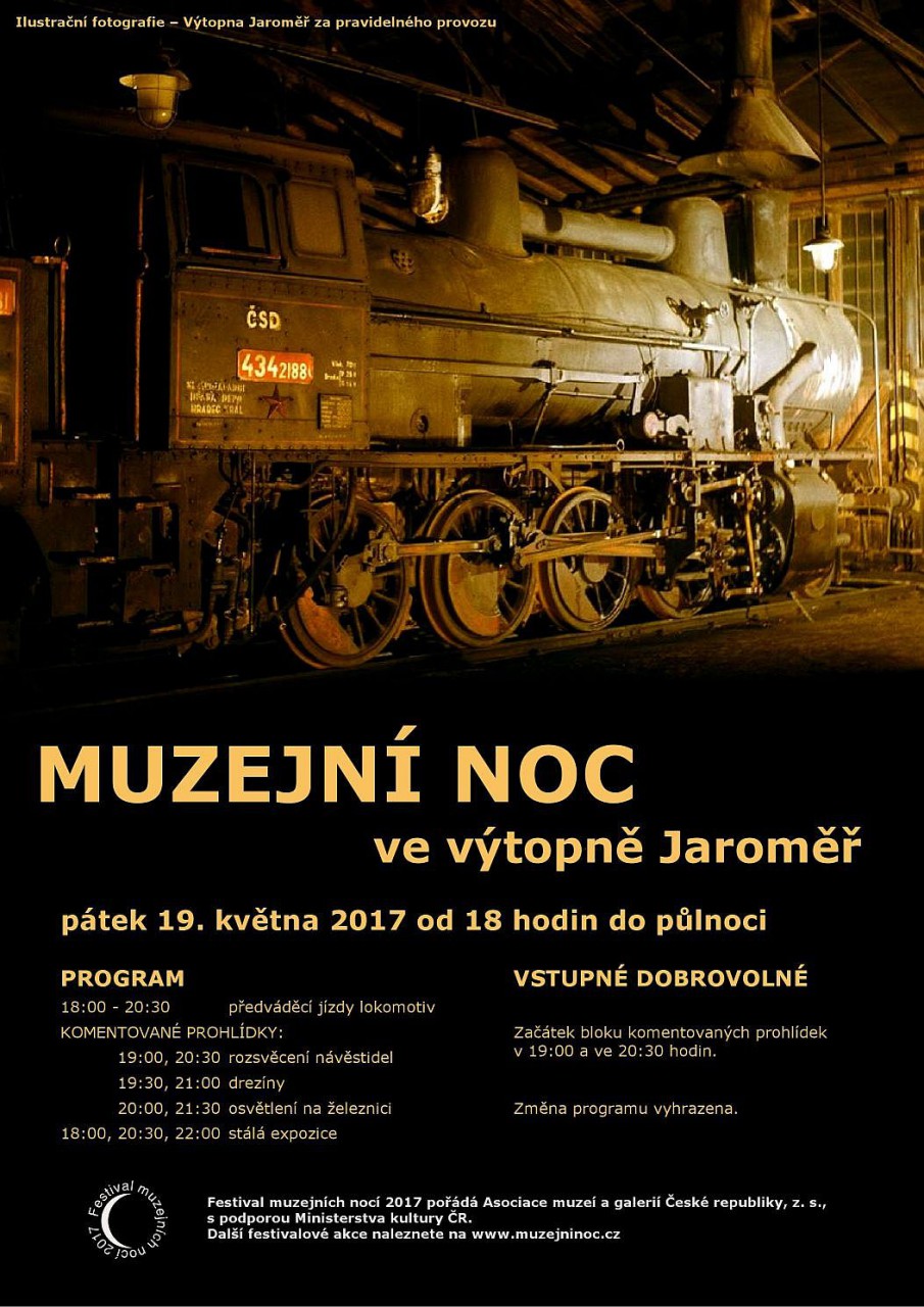 Muzejn noc ve vtopn Jarom 2017