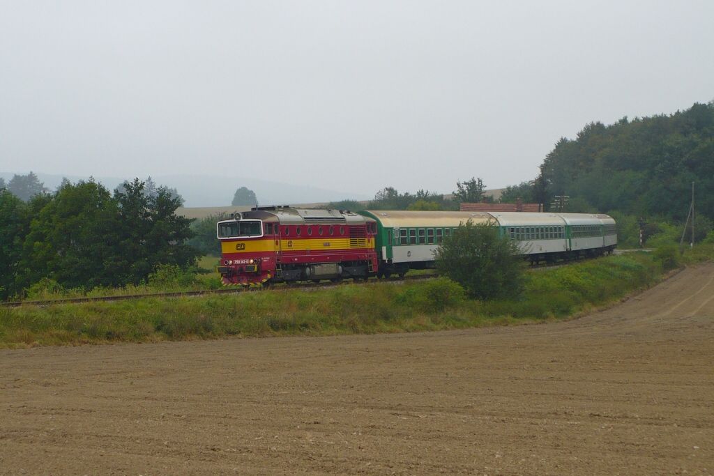 750 143-0, Znojemsk Expres na Vinobran, Stae - Kojetice na Morav, 12.9. 2009