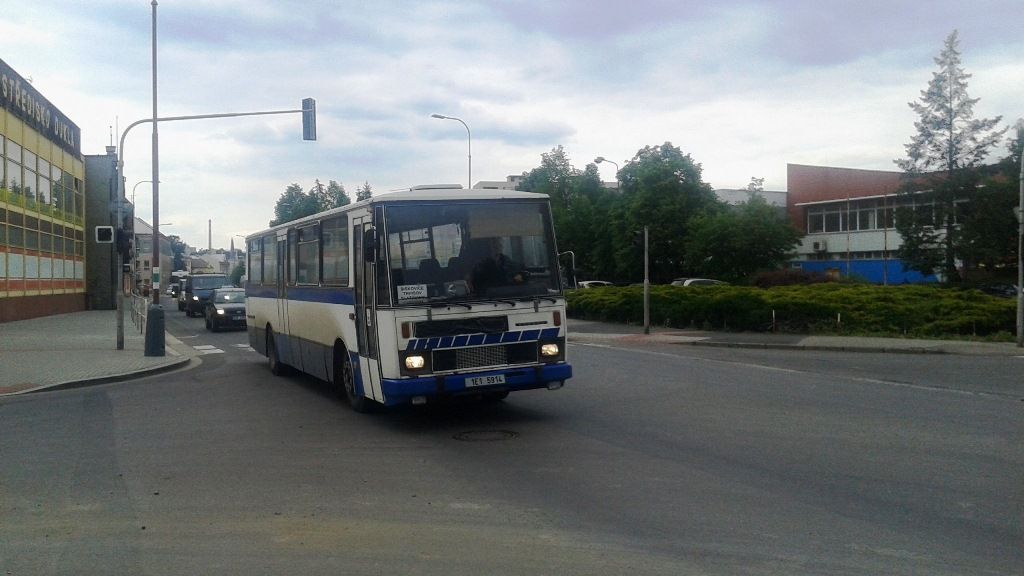 C734 r.v. 1990 na lince Chrudim - Slatiany - Trpiov