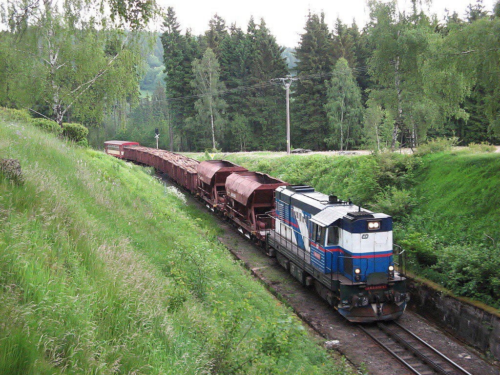 743.010 odjd z Koenova do Tanvaldu s nkl.vlakem dne 21.6.2006