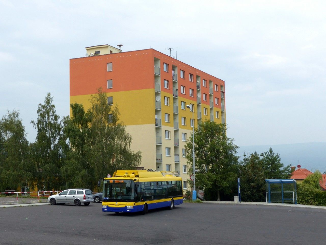 parkovit u zastvky Novovesk, 502