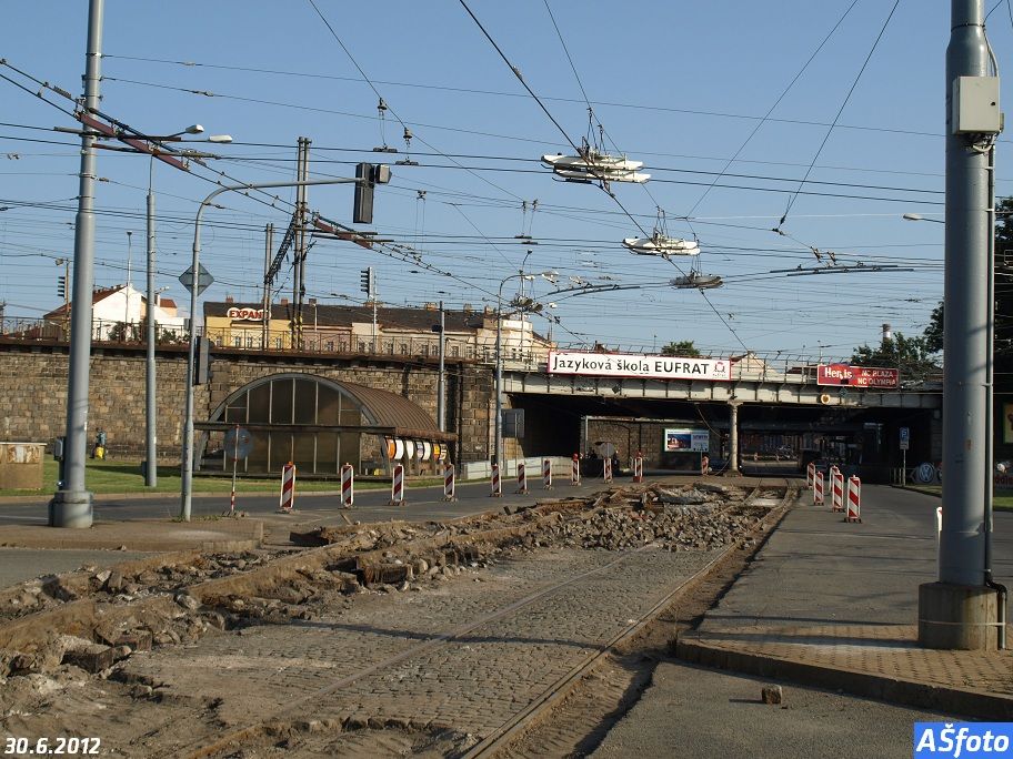 Kolejov pejezd Sirkov. 30.6.2012