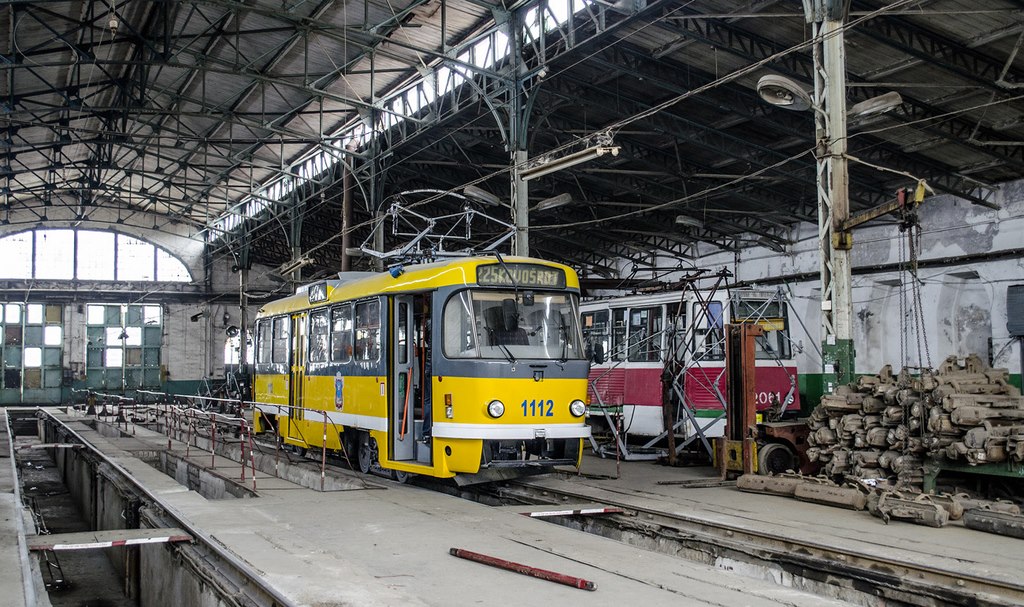 Tramvajov vozovna Nikolaev, bval plzesk vz . 225, 7.11.2015
