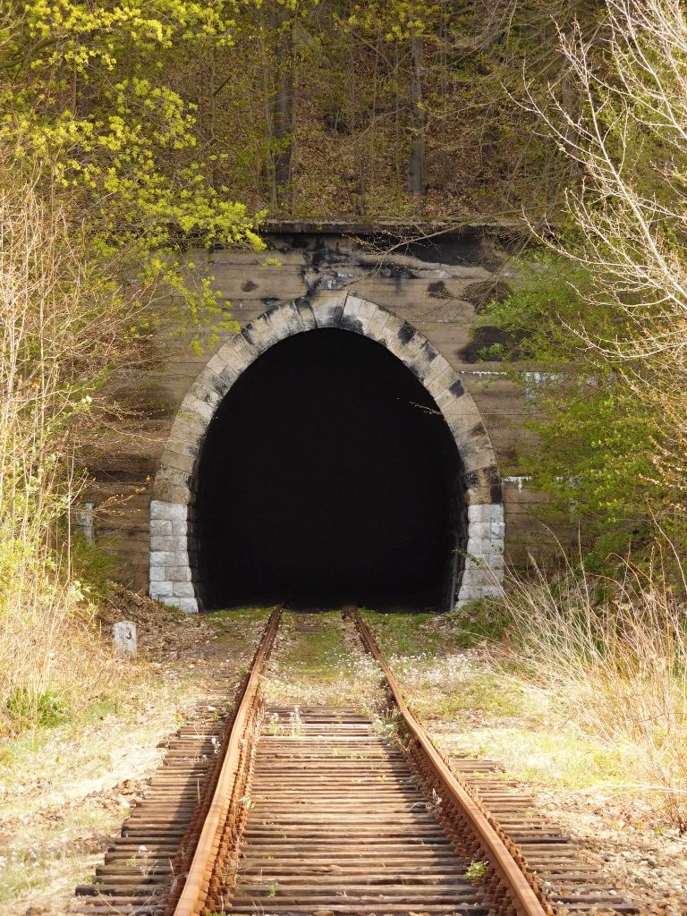 Viadukt a tunely u Pilchowic (severn tunel u viaduktu)