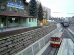 V�pravn� budova v den slavnostn�ho zprovozn�n� zahlouben� stanice.