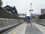 V�pravn� budova v den slavnostn�ho zprovozn�n� zahlouben� stanice.