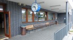 Veranda budovy po aktu�ln� rekonstrukci.