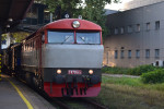 Berta 751 004 odv soupravu parnho vlaku zpt do Valach, Ostrava hl.n.26.9.2021.