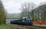 Nowa Ruda : ST44-1211 vjd s nkladnm vlakem ze Scinawky Srednie 