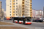 Ev. . 136 (Citybus 12M PS09B4) v ulici Na Pastvisku.