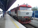 749 006-3 - odstavovn od soupravy Os 9206 v eranech (10.6.2012)