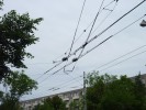 Proudov� v�hybka na s�dli�ti Sever,s proudem doprava.