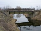 most cez Kamenin kanl z boku