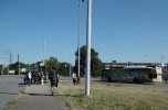 osazenstvo z linky .18 ek na trolejbus na "trojce",Rybitv zvod 5.8.2015