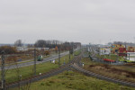 Pohled ze silnice II/464 na Terminl Ostrava-Monov