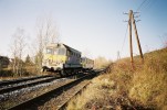 721.168+810 v lokomotivnm vlaku od Rakovnka na Kladno u Kamennch ehrovic 15.11.2004