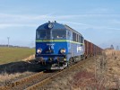 PKP Cargo SU46-047 u odboky Wilka s vlakem do Zawidwa 9.2.2011