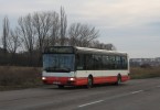 Jedin� znojemsk� Citybus vj�d� do P��m�tic