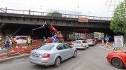 Most Otakarova 16.5.2019: mont ochrann konstrukce pod mostem
