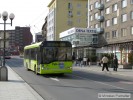 Ev. . 84 (Solaris Trollino 12 DC) na ulici U Jaktask brny v centru msta.