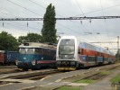 451.001(Os2537) s 971.040(Os2530) v Hostivai pi jednokolejnm provozu do Vrek (22.06.)