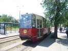 Nedaleko zmnnho mostu na ulici Chopina jsem se setkal s prvn tramvaj.