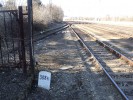 D�vno nepou��van� vle�ka do �ehosi, pohled o v�pr. budovy sm�r Praha