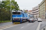 19.9.2017 - vleka BVV, ul. Po, Brno - speciln vlak na veletrh Rehaprotex