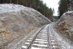 Zabezpe�en� skaln� z��ez v km 17,5
