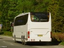 Mercedes-Benz Travego (FLX-646) dopravcu Bus line z HU prechdza Tatr. Lomnicou. © Dispecer