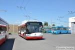 Ev. �. 304 (�koda 26 Tr Solaris) v are�lu vozovny MDPO.