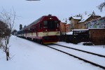 843 002-7 R1129 p�ed p�ejezdem na Otick� ulici 2.2.2017