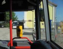 Autobus "MHD Moravsk Krumlov" pijd na svou konenou - u st. Moravsk Krumlov