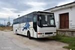 Autobus nhradn dopravy ped stanin budovou v Kulat, 20.9.2019