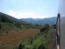 Typick krajina kolem trati Kraljevo-Mitrovice.