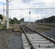 Zatek rekonstrukce trati 087. Poloeny prace a koleje a k silninmu nadjezdu u pr. zhlav.