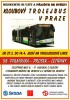 Plakt jako pozvnka na projdku kloubovm trolejbusem v Praze