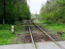 od pejezdu je kousek do stanice Orlov, "pesmykem" mezi trasami bv. dvoukolejky