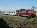 Souprava vlaku Intercity Jelenia Gra - Harrachov - Praha hl.n. odstaven na ndra v Jelenie Ge