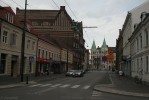 Ulice Storgatan, pohled smrem k radnici a dle k ndra.