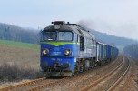 Scinawka Dolna : ST44-1223 s nkladnm vlakem do Nowy Rudy Slupce 