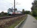 Zde mezi Abzweig a Bisamkiez sm� jet v�z Combino �. 400 max.rychlost� 30 km/h.Na fotce je v�z KT4DMC