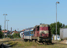 Dobru�ka : 742 044-1 + 854 215-1 s vlakem Pn 52502